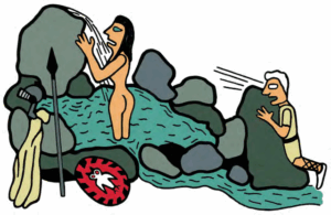 Tiresias y la desnuded de Ateneas