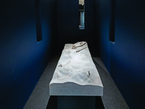 Maqueta de los accesos a la Acrópolis en Dimitris Pikionis. Una topografía estética. Foto Miguel Balbuena