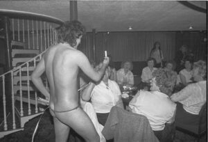Ladies pleasure party, club de strippers, Yate, 1985